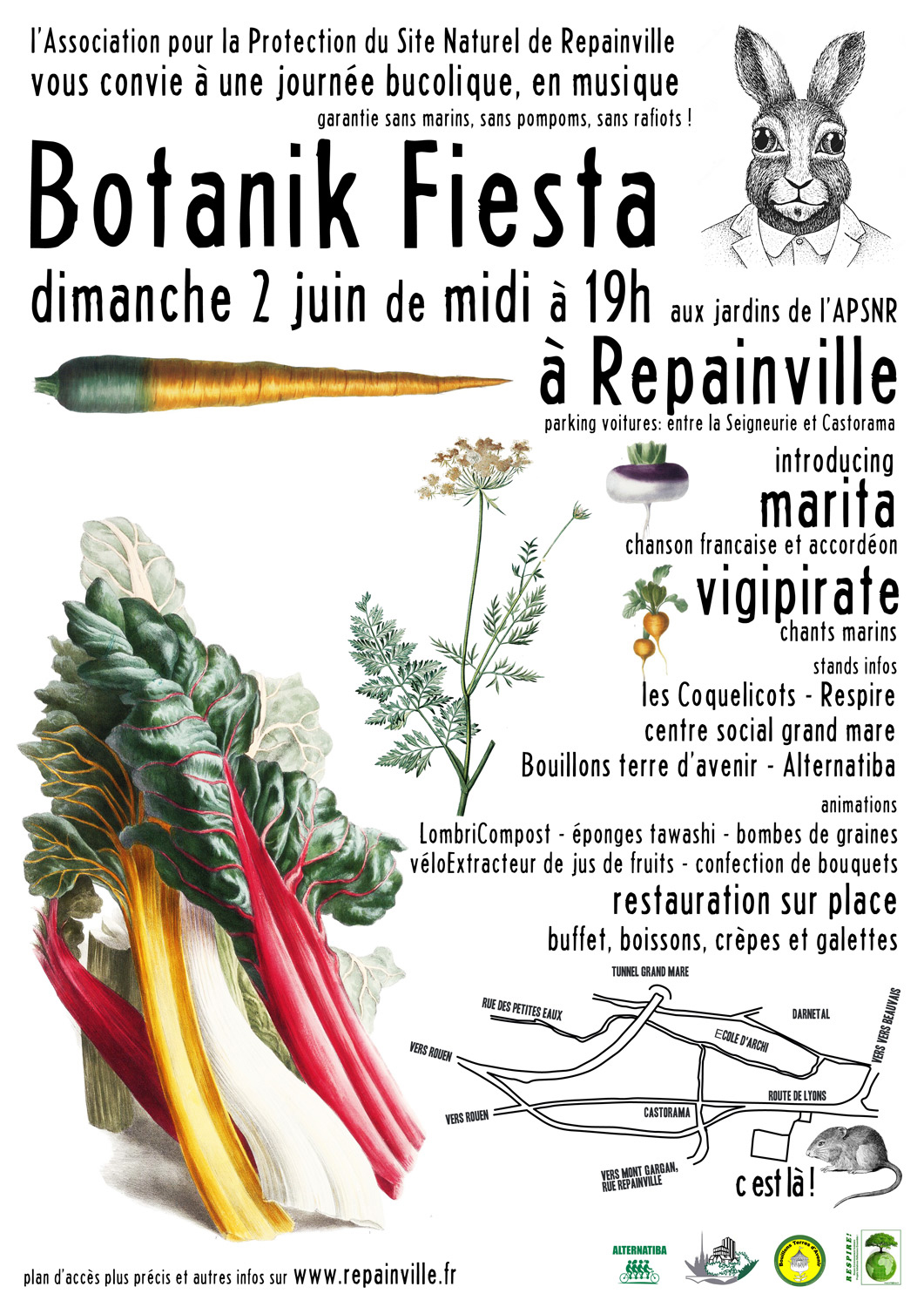 bomsky - graphisme - Affiche Repainville